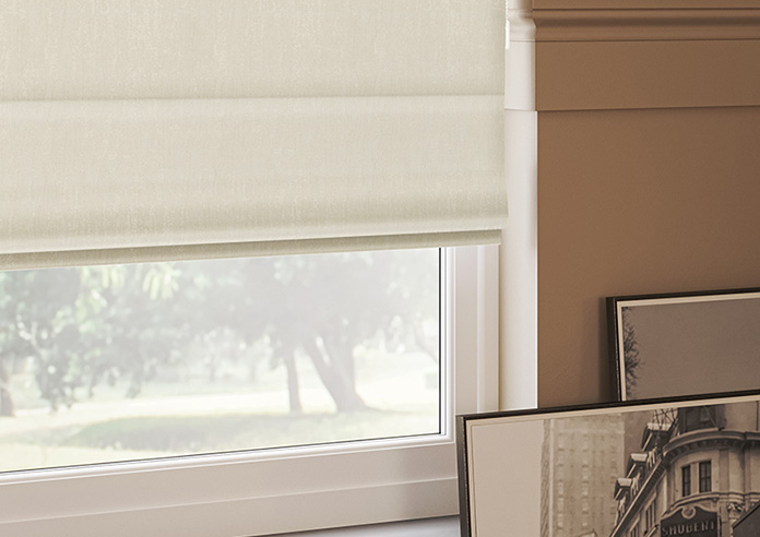 Grandeur, Pearl White - Roman Blind - Image 5